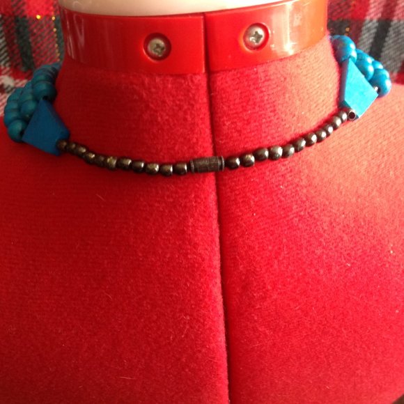 *Sale* Vintage Multi-Strand Ceramic Necklace - Picture 5 of 5